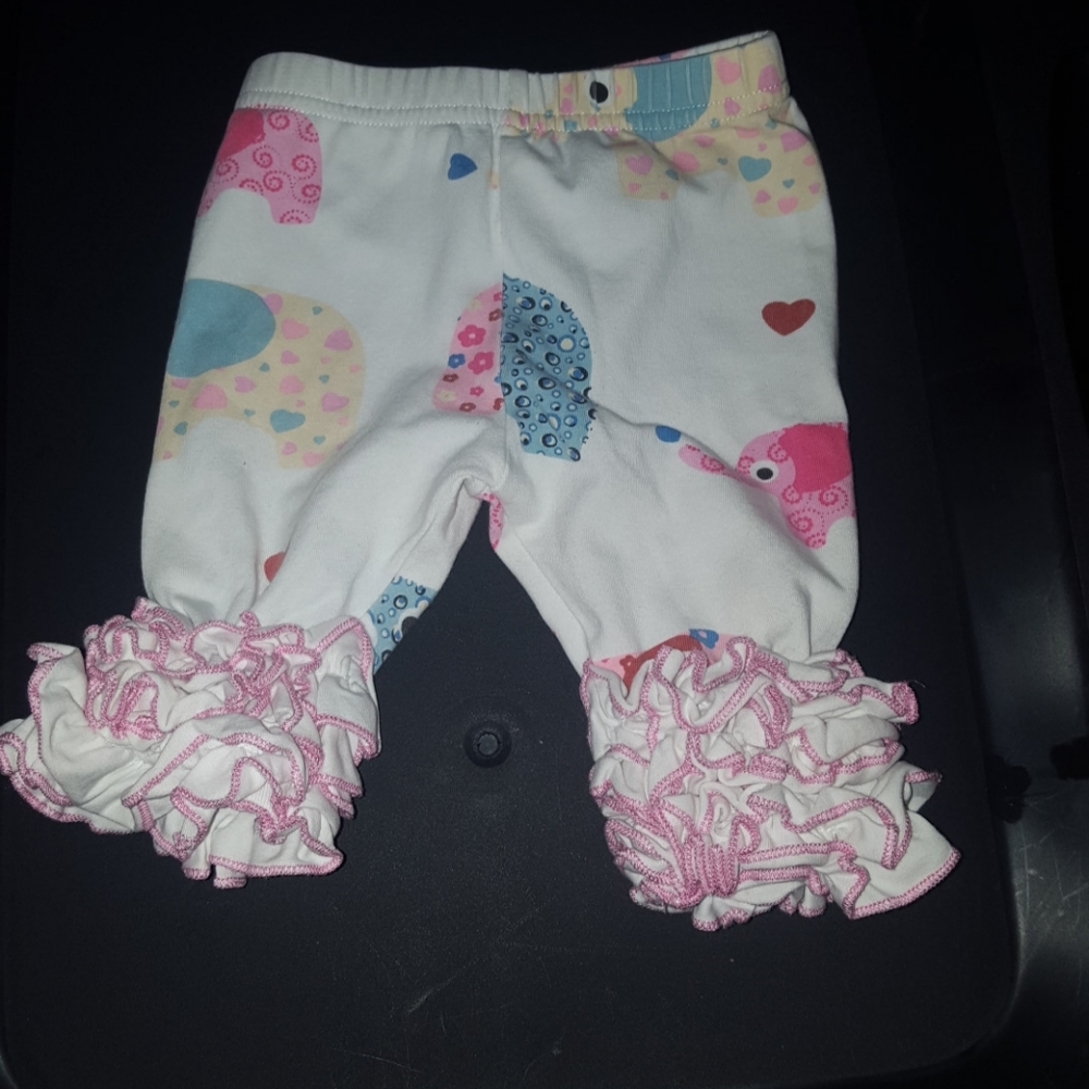 Boutique icing elephant capri 12M
